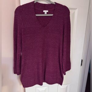 Jjill pure Jill small petite v neck sweater. Like new